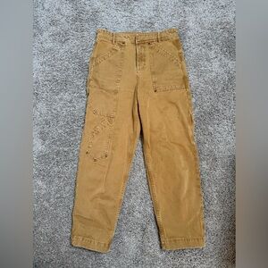 All Saints Camel Trousers Size 26